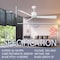 Iliving Indoor/Outdoor 52 in. White/Wood Ceiling Fan with Remote Control 3 Blades 6 Speeds ILG8CF52W - alternate 6